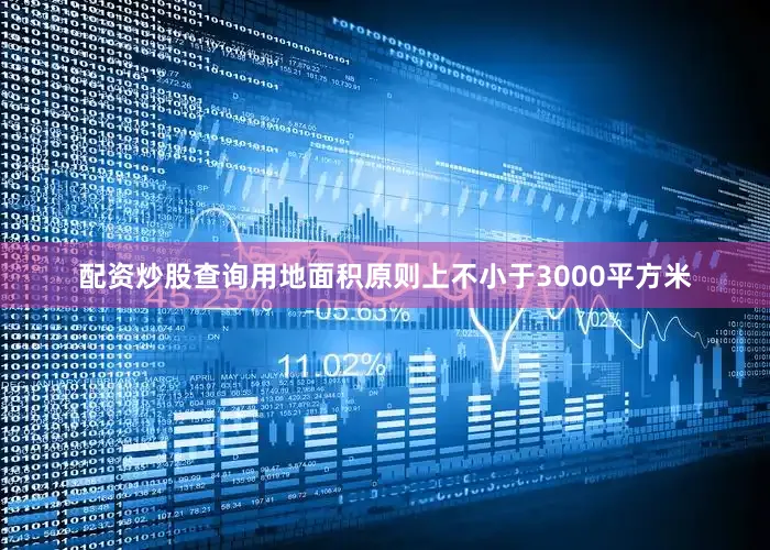 配资炒股查询用地面积原则上不小于3000平方米