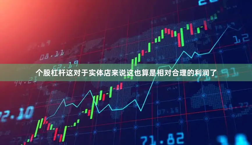 个股杠杆这对于实体店来说这也算是相对合理的利润了